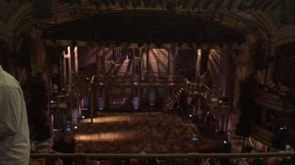 Richard Rodgers Theatre, section: Rear Mezzanine C, row: H, seat: 112