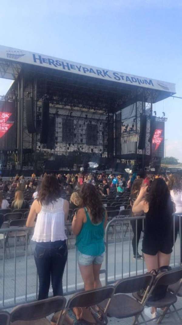Hershey Park Stadium, section: E, row: 36, seat: 36
