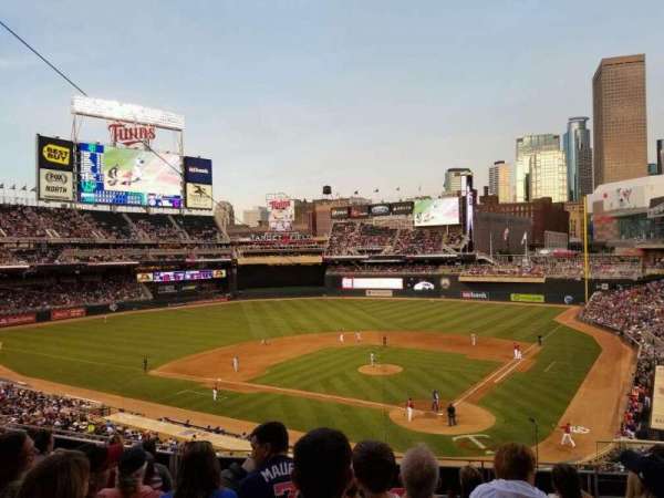 Target Field, section: K, row: 7, seat: 4