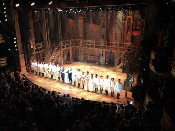 Richard Rodgers Theatre, section: Front Mezzanine R, row: A, seat: 18/20