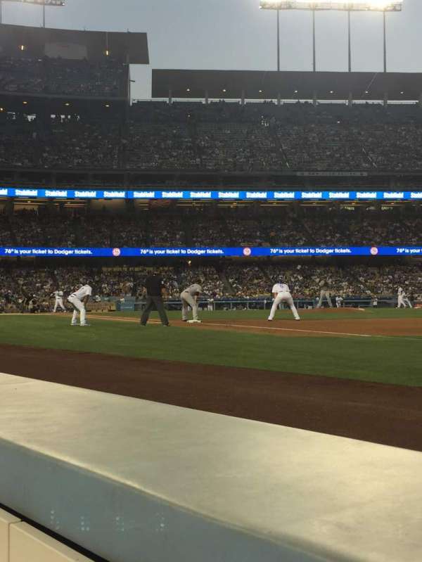 Dodger Stadium, section: 32BL, row: 1, seat: 7-8