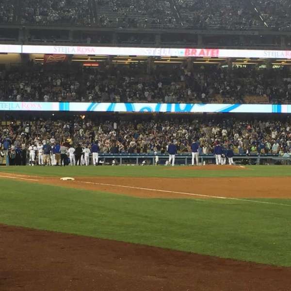 Dodger Stadium, section: 32BL, row: 1, seat: 7-8