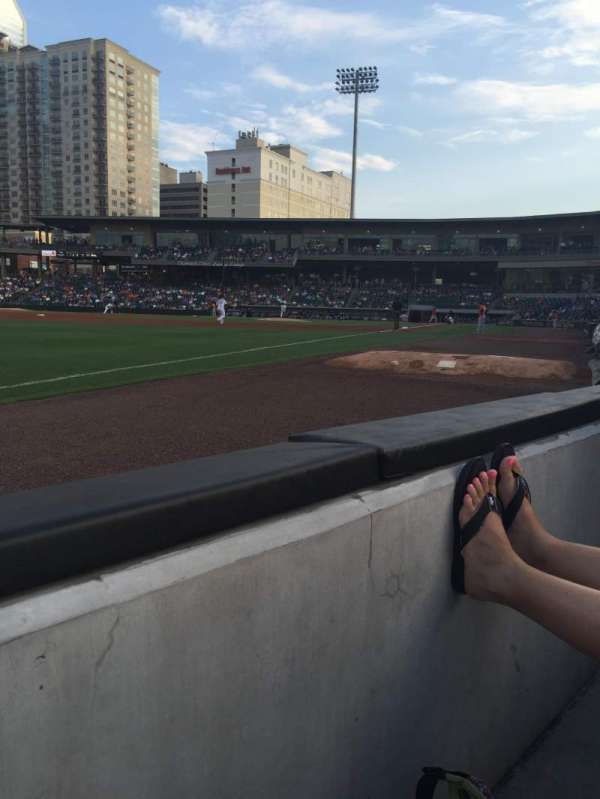 Truist Field, section: 120, row: A