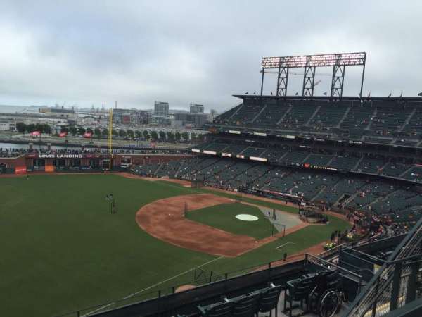 Oracle Park, section: VR330, row: 2, seat: 14