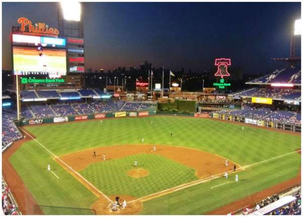 Citizens Bank Park, section: 319, row: 6, seat: 22