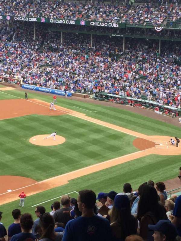 Wrigley Field, section: 308L, row: 7, seat: 12