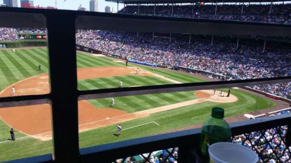 Wrigley Field, section: 308L, row: 1, seat: 21