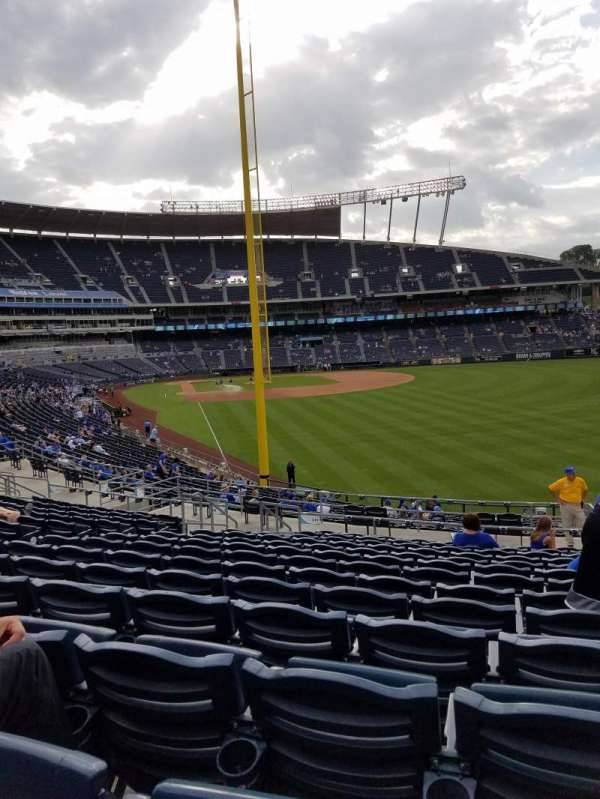 Kauffman Stadium, section: 249, row: NN, seat: 10