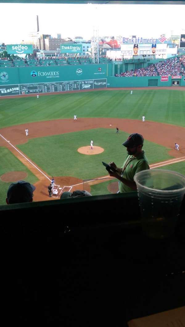 Fenway Park, section: State Street Pavilion Club, row: 5, seat: 1
