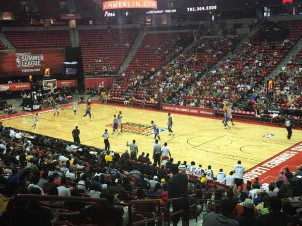 Thomas & Mack Center, section: 114, row: Q, seat: 20
