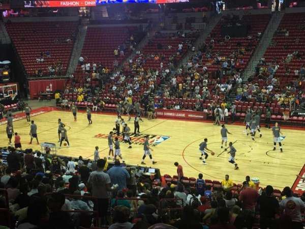 Thomas & Mack Center, section: 115, row: s, seat: 14
