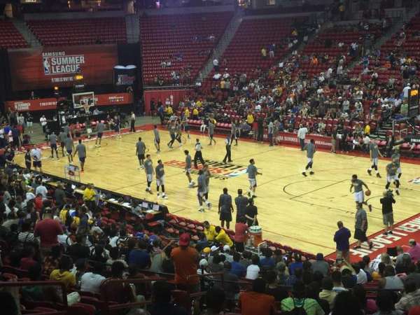 Thomas & Mack Center, section: 114, row: P, seat: 15