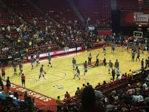 Thomas & Mack Center, section: 109, row: T, seat: 11