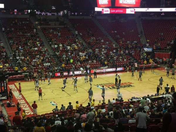 Thomas & Mack Center, section: 108, row: U, seat: 13