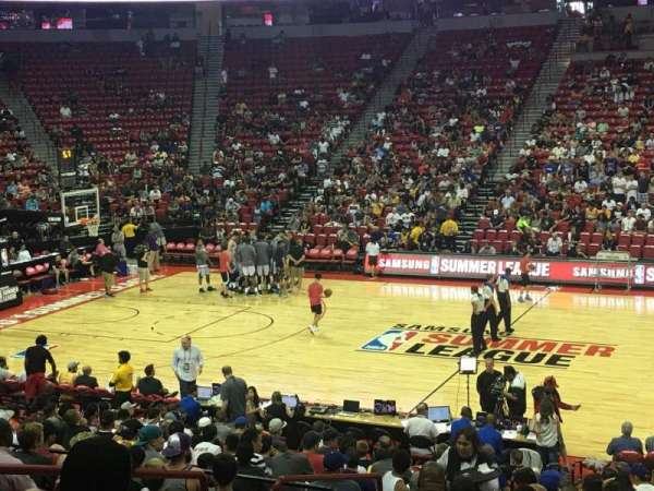Thomas & Mack Center, section: 105, row: K, seat: 10