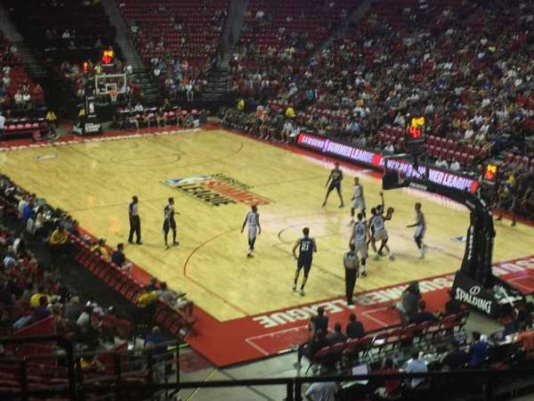 Thomas & Mack Center, section: 102, row: U, seat: 21