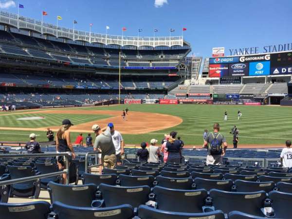 Yankee Stadium, section: 114A, row: 9, seat: 12