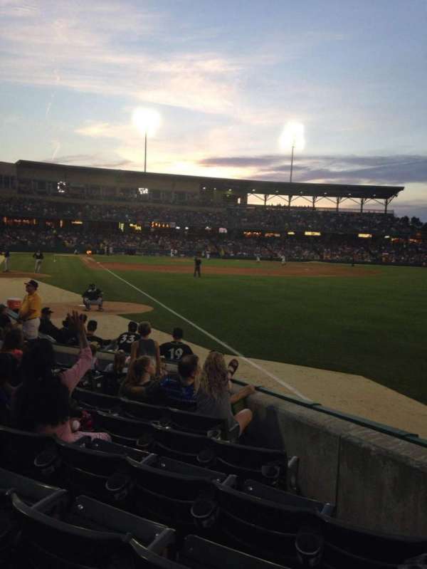 Victory Field, section: 123, row: J, seat: 8