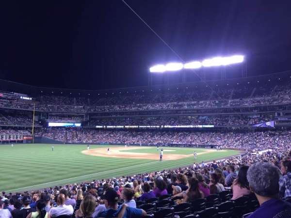 Coors Field, section: 147, row: 28, seat: 1