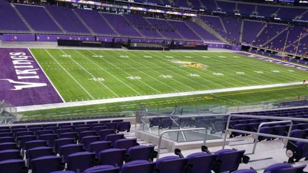 U.S. Bank Stadium, section: 135, row: 11, seat: 5