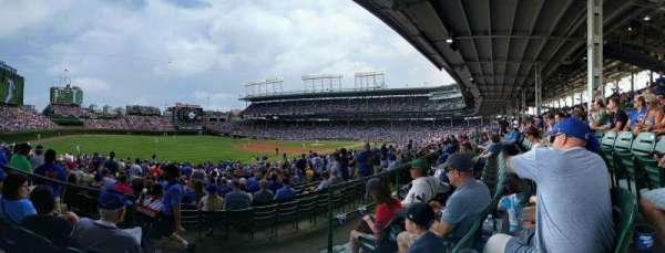 Wrigley Field, section: 206, row: 3, seat: 1