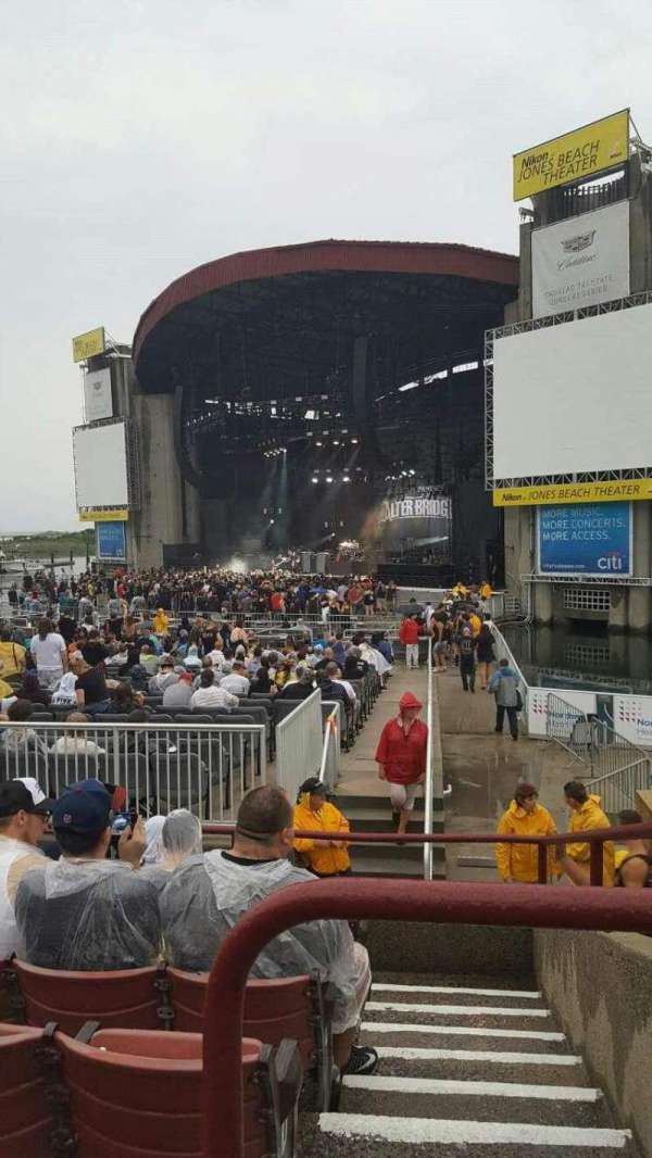 Jones Beach Theater, section: 101, row: G, seat: 2
