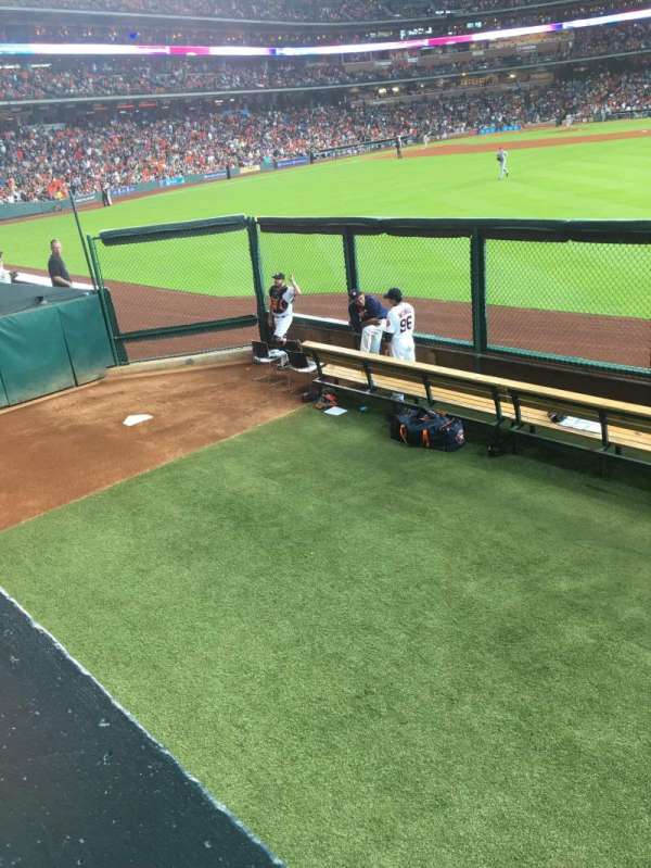Daikin Park, section: 156, row: 1, seat: 3 and 4