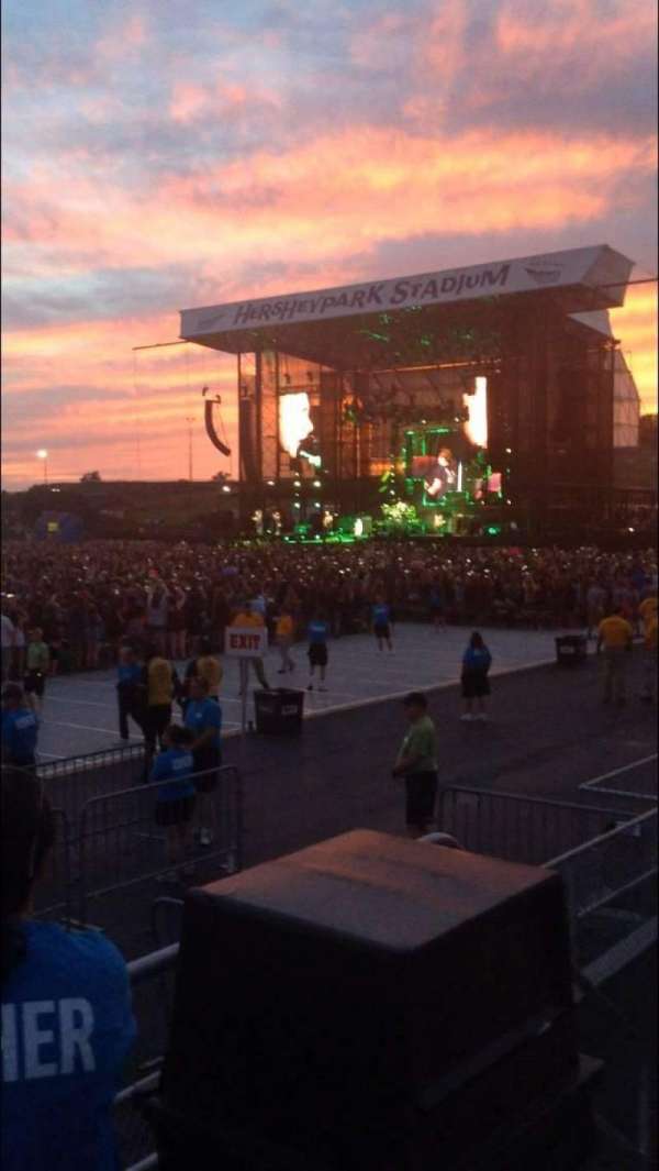 Hershey Park Stadium, section: 28, row: AA, seat: Seat 3