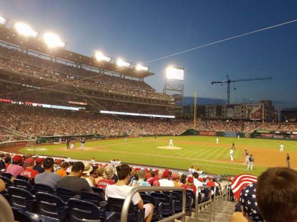 Nationals Park, section: 130, row: Z, seat: 18