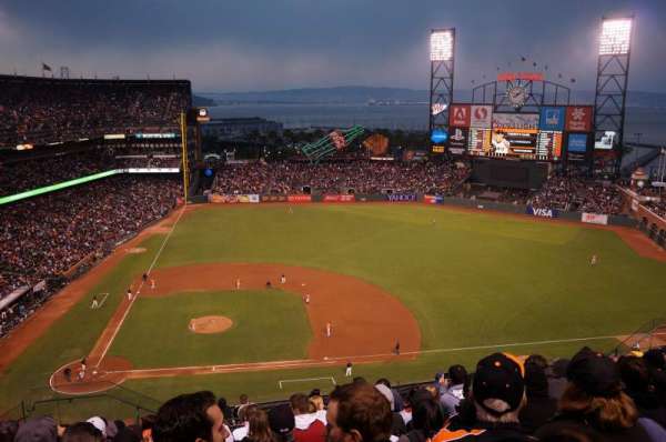Oracle Park, section: VR308, row: 10, seat: 20