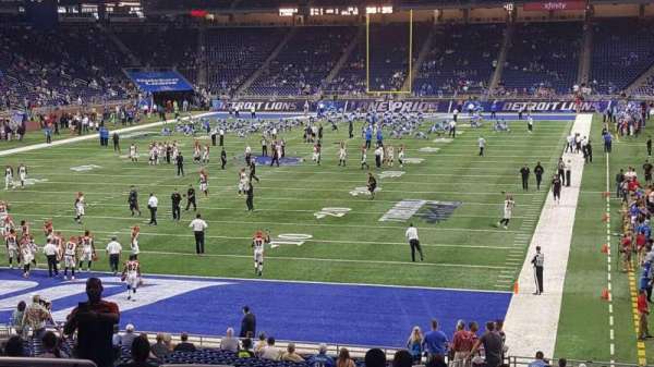 Ford Field, section: 119, row: 32, seat: 5