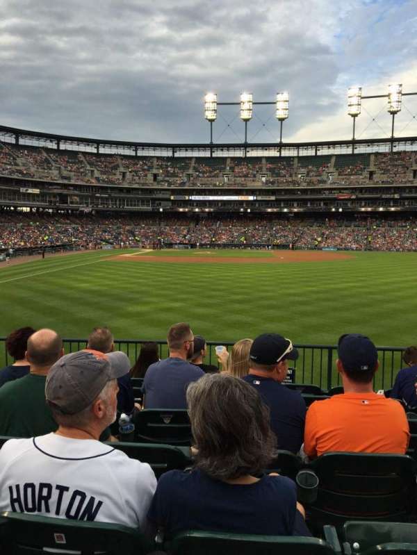 Comerica Park, section: 105, row: G, seat: 12