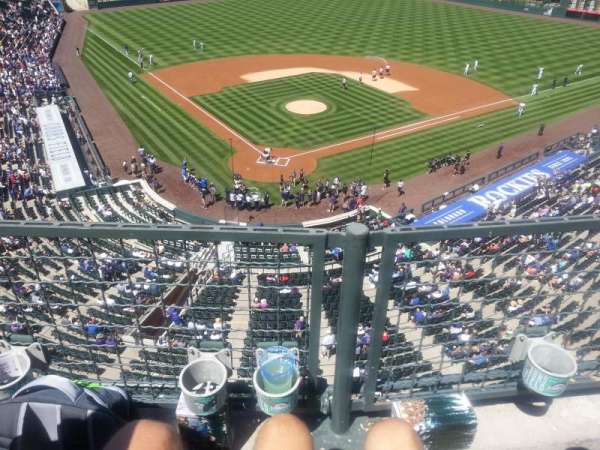 Coors Field, section: L329, row: 1, seat: 8