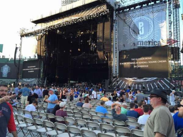 Fenway Park, section: B2, row: 1, seat: 14
