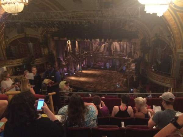 Richard Rodgers Theatre, section: Rear Mezzanine R, row: L, seat: 22