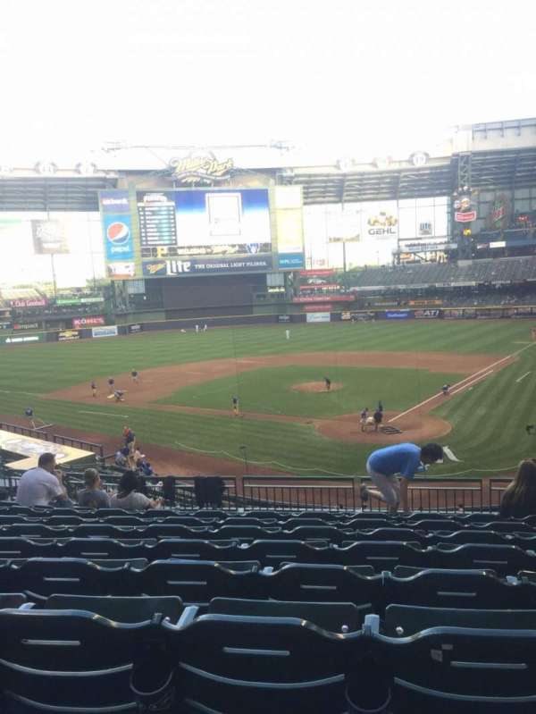 American Family Field, section: 220, row: 9
