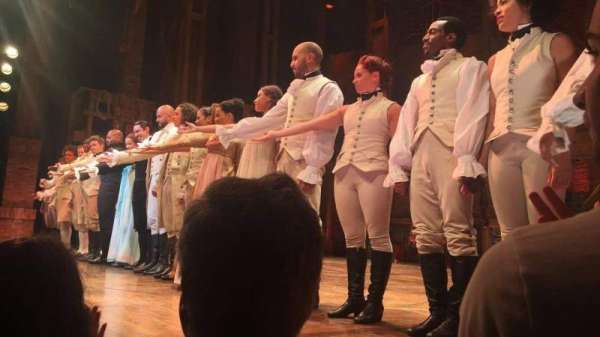 Richard Rodgers Theatre, section: Orchestra R, row: A, seat: 6-8