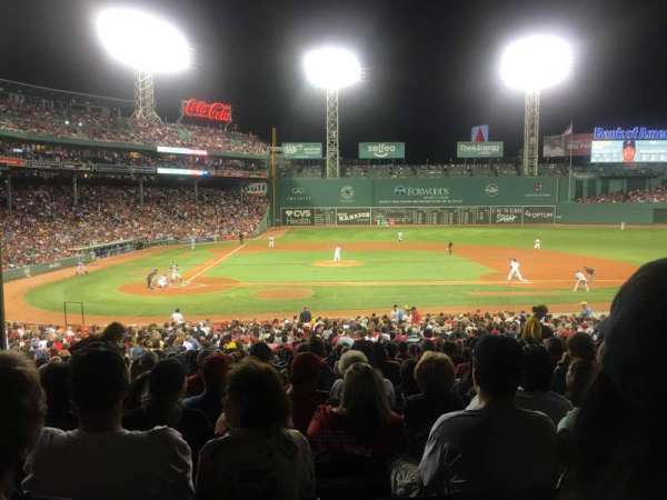 Fenway Park, section: Grandstand 16, row: 6, seat: 22