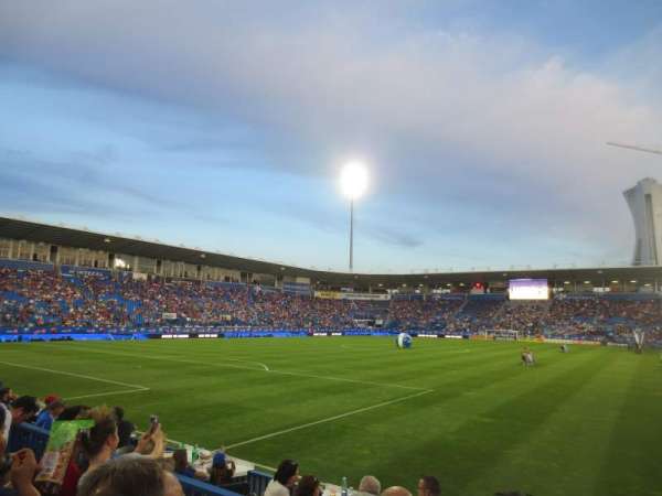 Stade Saputo, section: 112, row: F, seat: 5