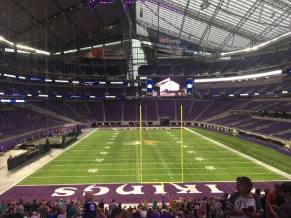 U.S. Bank Stadium, section: 142, row: 38, seat: 7 and 8