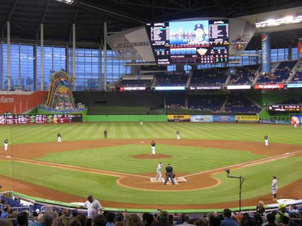 LoanDepot Park, section: 15, row: 14, seat: 9