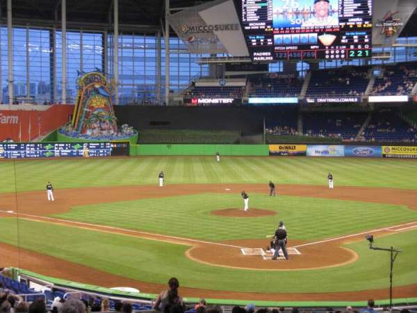 LoanDepot Park, section: 15, row: 14, seat: 9