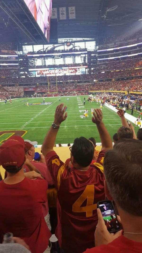 AT&T Stadium, section: 122, row: 12, seat: 1