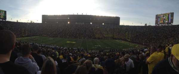 Michigan Stadium, section: 44, row: 48, seat: 11,12