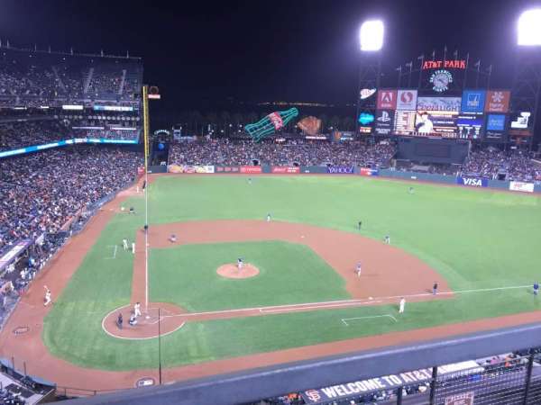 Oracle Park, section: VR311, row: 1, seat: 4