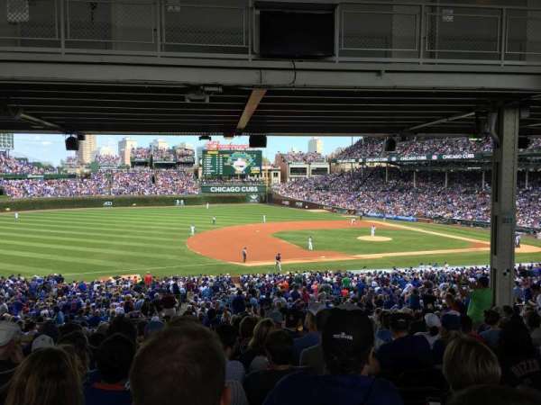 Wrigley Field, section: 108, row: 18, seat: 8