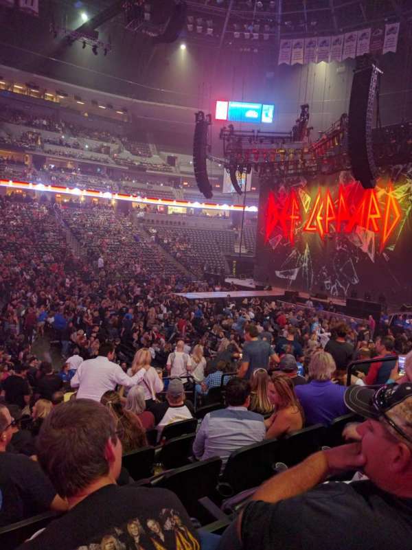 Ball Arena, section: 102, row: 14, seat: 8