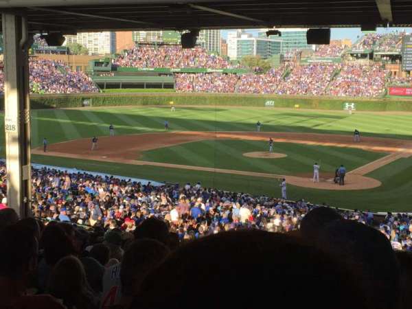 Wrigley Field, section: 215, row: 20, seat: 22