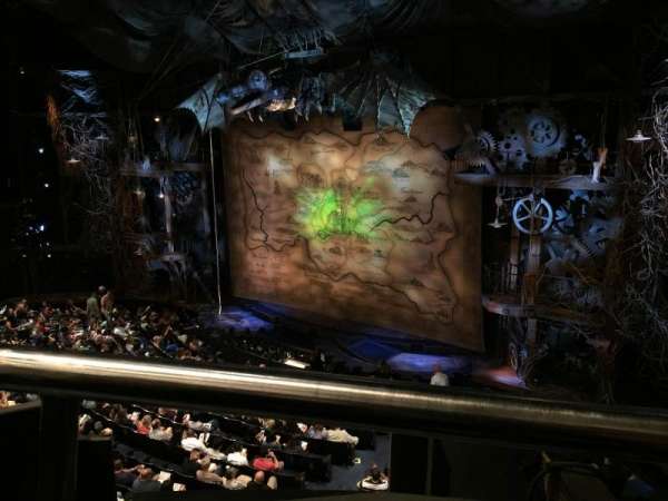 Gershwin Theatre, section: Front Mezzanine R, row: EE, seat: 4