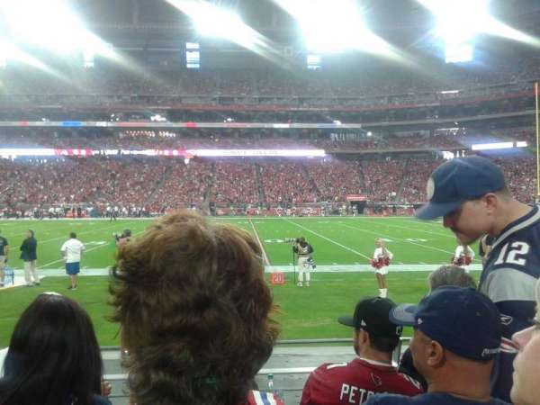State Farm Stadium, section: 127, row: 4, seat: 7